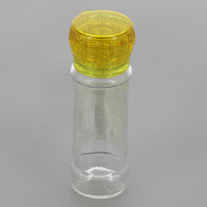 Мельница для специй 100мл LARANGE с желтой крышой стекло механизм из высококачественного пластика 000000000001194362