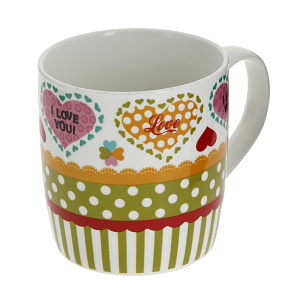 Кружка 320мл Сердца M020192/R030568 фарфор 000000000001176001