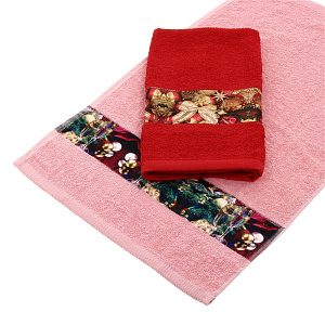 Набор полотенец подарочных DE'NASTIA "Праздничное" P100001 000000000001100248