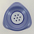 Мыльница Smile голубой VANSTORE пластик для непищевых продуктов 407-04 000000000001201073