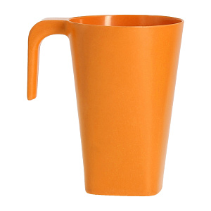 Чашка с ручкой 8,5х12,5см MOULIN VILLA оранжевая TSF-18-O 000000000001086456