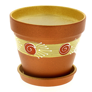 Горшок для цветов керамический Конус, 1.75л 000000000001160027