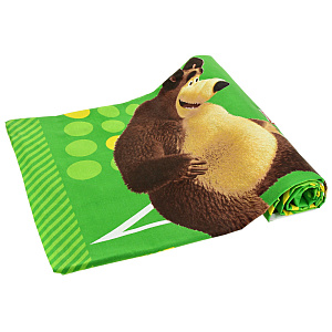 Комплект постельного белья Маша и Медведь, 1.5 спальный, бязь 000000000001027860