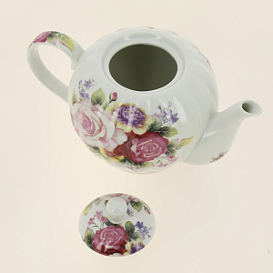 Набор чайный (13) 6 чашек 250мл+6 блюдец+чайник 1000мл, подар.уп ,CM-F13-SGB-029 000000000001170027