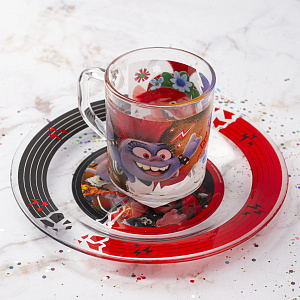 Тарелка 19,5см ND Play Серия Рок Тролли 2 стекло 000000000001197732