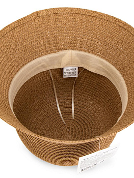 Шляпа 56-58см пляжная панама песочный полиэстер 000000000001227474