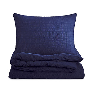 Наволочки 2шт 50x70см DE'NASTIA синий бязь жатый xлопок-100% 000000000001215173