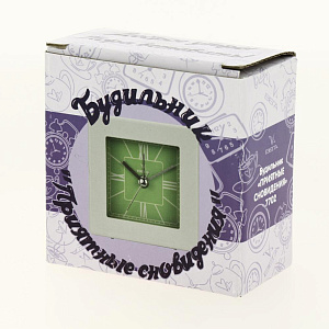 Будильник 7702 Приятные сновидения, мятный 000000000001158343