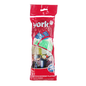 Набор губок для мытья посуды York, пластик, 3шт. 000000000001052585