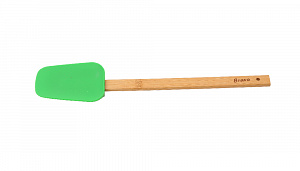 Лопатка 30х6см BRAVO с бамбуковыми ручками силиконовая 000000000001169803