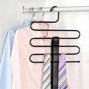 Вешалка для брюк 31x38,5см ПОСУДА ЦЕНТР 5 секций металл 000000000001215494