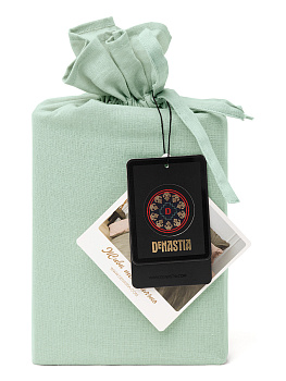 Наволочки 50x70см 2шт DE'NASTIA зеленые бязь 100%хлопок 000000000001208075