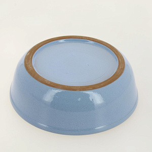 Набор для холодца 3шт Традиция (600мл/крышка-доска разделочная) голубой керамика 000000000001207299