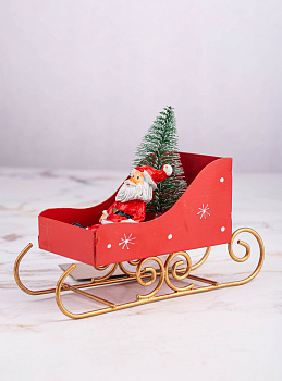 Декоративное украшение Сани 13,8х5х10,5см MANDARIN железо окрашенное 000000000001209308