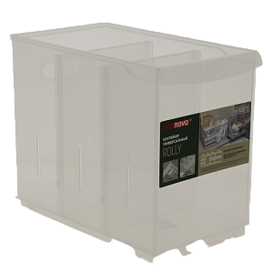 Контейнер 165х305х242мм 10,6л ЭКОНОВА ROLLY универсальный бесцветный полипропилен 000000000001190479