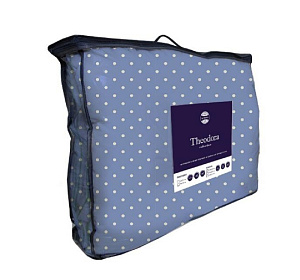 Одеяло-покрывало 2сп 172х205см Theodora филлфайбер/тик 100 г/м2 118386 000000000001202499