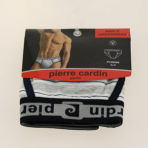 Трусы мужские р.46-48 PIERRE CARDIN цветные 95%хлопок 5%эластан 000000000001198260