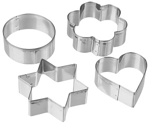 Формочки для печенья "Классика" 4 шт 6 см нерж Marmiton 17060 000000000001165940