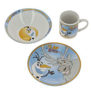 Набор детский посуды 3 предмета STOR Холодное сердце Олаф/Свен 252370/78767 000000000001193181