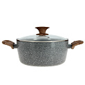 Кастрюля Granit-Eco Bergner, 4.9л, алюминий 000000000001166835