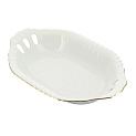 Овальная резная корзинка Золотая отводка Porcelaine Czech Gold Hands 000000000001136224