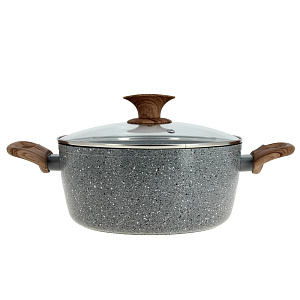 Кастрюля Granit-Eco Bergner, 4.9л, алюминий 000000000001166835