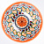 Пиала (коса) 15см RISHTON KULOLCHILIC рисунок мехроб оранжевый керамика 000000000001207894