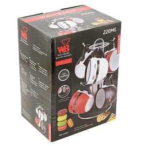 Набор кружек Wellberg, керамика, 7 предметов 000000000001172418