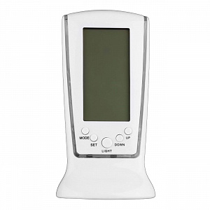 Будильник LUAZON HOME LB-02 Обелиск часы дата температура подсветка белый 835058 000000000001205697