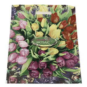 Пакет 38х47см Цветочная мозайка ВУР 000000000001181174