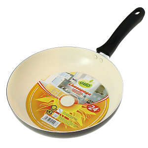 Сковорода Био Керамика Matissa, 24см, штампованный алюминий 000000000001074118