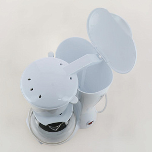 Кофеварка LUAZON HOME LKM-655 капельная 1,2л 900Вт белая 3863051 000000000001205710