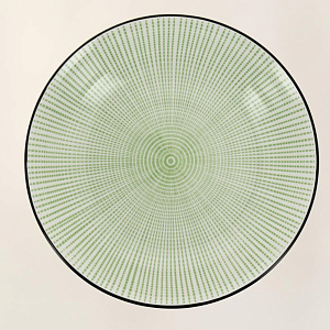 Тарелка глубокая 20см Мята фарфор HGP-W5422 000000000001201171