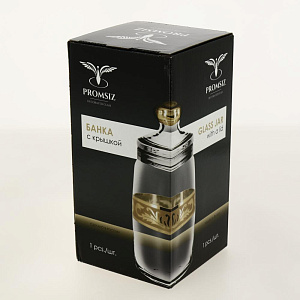 Банка для сыпучих продуктов 1л ПРОМСИЗ Чешни Поло стекло 000000000001202214