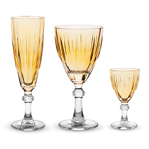 Рюмка для водки 50мл желтый стекло 000000000001218736