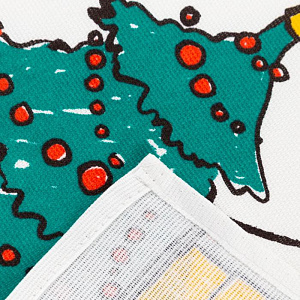 Полотенце "Доляна" Новогодняя елка 35х60см, 100% хлопок 160г/м2 5059184 000000000001202356