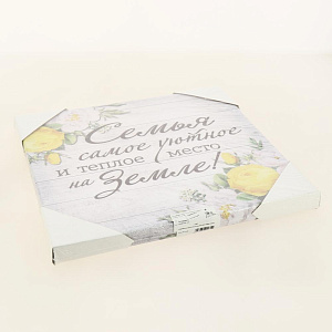 Картина на холсте 31х31см ПОСТЕР-ЛАЙН Семья Экологически чистые материалы и высококачественная печать делают изображение ярким и красочным 000000000001206824