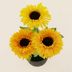 Цветок искусственный Хризантема садовая 18см R010644 000000000001192385