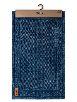 Коврик универсальный 60х100см DE'NASTIA джинс букле синий хлопок 000000000001214345