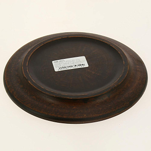 Тарелка 20см ПОВОД резная Красная глина керамика 000000000001171086