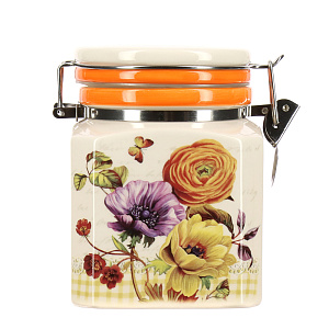 Банка для сыпучих продуктов Элегия Коралл, 650мл 000000000001135744