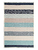 Коврик придверный 40x60см LUCKY Широкая полоска голубой/серый полиэстер