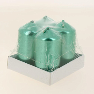 Декоративный Набор  Свеча классическая колонна 3,5*7см. 4шт. (микс)R010701 000000000001196384