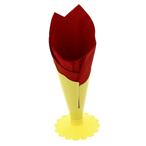 Салфетница 7,4х7,4х15,2см MARTIKA листок пластик 000000000001067349