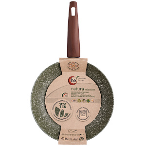 Сковорода 26см TVS Cook pan Natura induction зеленый алюминий 000000000001207625