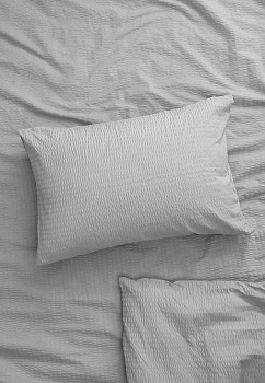 Пододеяльник 200x220см DE'NASTIA серый бязь жатый xлопок-100% 000000000001215207