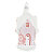 Декоративное украшение на елку Избушка 12см БИРЮСИНКА розовый стекло 000000000001207660
