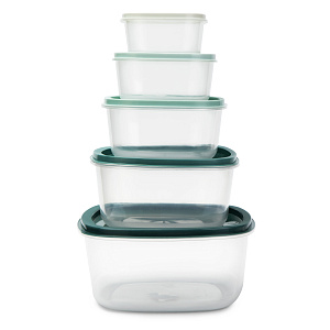 Набор контейнеров 5шт с крышкой пластик 000000000001219991