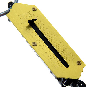 Безмен LUAZON HOME до 12кг цена деления 500г механический желтый металл 000000000001180049