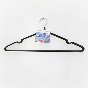 Набор вешалок-плечиков5шт р.44-46МУЛЬТИДОМ с антискользящим полимерным покрытием зафиксирует изделия и сохранит вашу одежду в идеальном порядке.Металл 000000000001209461